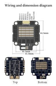 D-RC 3060BL32 32Bit 60A 128K 4-IN-1 ESC 