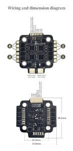 D-RC 2035S 35A 4in1 ESC M2*20*20 mm