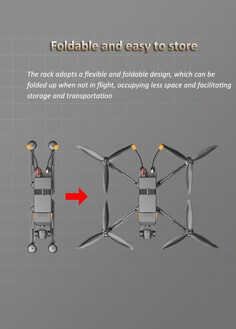 Carbon Fibre Fuselage Drone - Dynamic AI Tracking, 3KG Load.