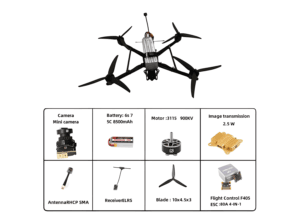 10-inch traversing drone