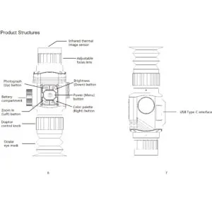 D-C8 Outdoor Thermal Imaging Binoculars