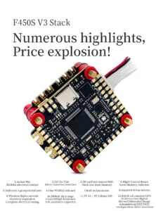 D-F450SV3Stacd F405 V3 ICM42688 FC BLS 50A 4 in 1ESC 30x30mm 3-6S for FPV Freestyle Drone