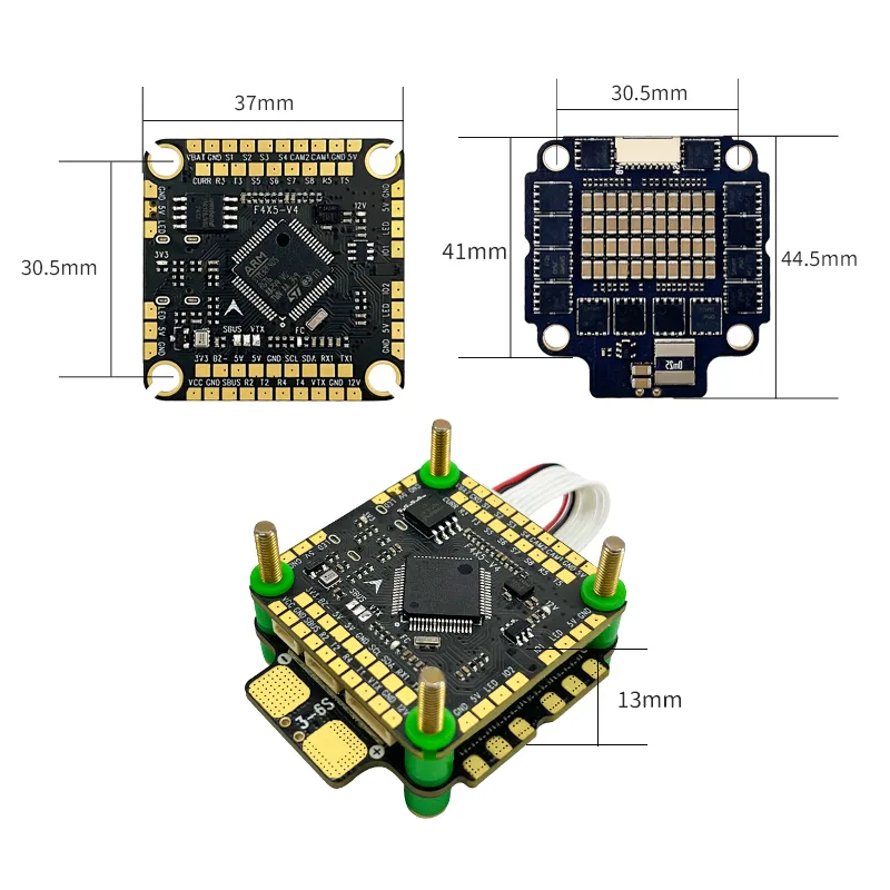 D-F460 V4 Stacd F405 V3 3060AM32 60A 4in1ESC 30x30mm 3-6S for FPV Freestyle Drone - fpvauto.com D-F460 V4 Stacd F405 V3 3060AM32 60A 4in1ESC 30x30mm 3-6S for FPV Freestyle Drone