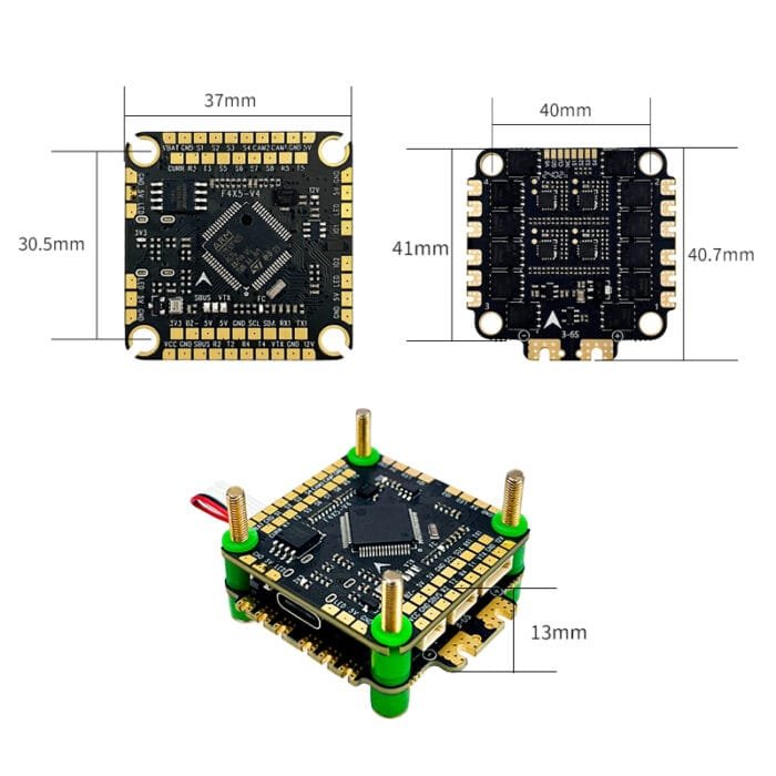 D-F460S V4 Stacd F405 V3 ICM42688 FC BLS 60A 4 in 1ESC 30x30mm 3-6S for FPV Freestyle Drone