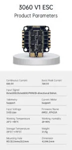 D-F460 V3 Stacd F405 V3 3060AM32 60A 4in1ESC 30x30mm 3-6S for FPV Freestyle Drone - fpvauto.com - fpvauto.com D-F460 V3 Stacd F405 V3 3060AM32 60A 4in1ESC 30x30mm 3-6S for FPV Freestyle Drone
