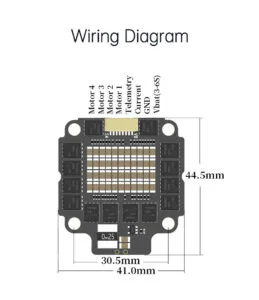 D-F460 V3 Stacd F405 V3 3060AM32 60A 4in1ESC 30x30mm 3-6S for FPV Freestyle Drone - fpvauto.com - fpvauto.com D-F460 V3 Stacd F405 V3 3060AM32 60A 4in1ESC 30x30mm 3-6S for FPV Freestyle Drone