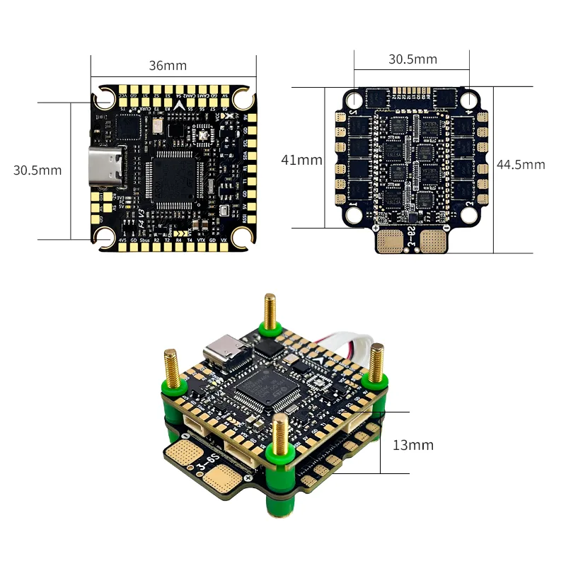 D-F460 V3 Stacd F405 V3 3060AM32 60A 4in1ESC 30x30mm 3-6S for FPV Freestyle Drone - fpvauto.com D-F460 V3 Stacd F405 V3 3060AM32 60A 4in1ESC 30x30mm 3-6S for FPV Freestyle Drone