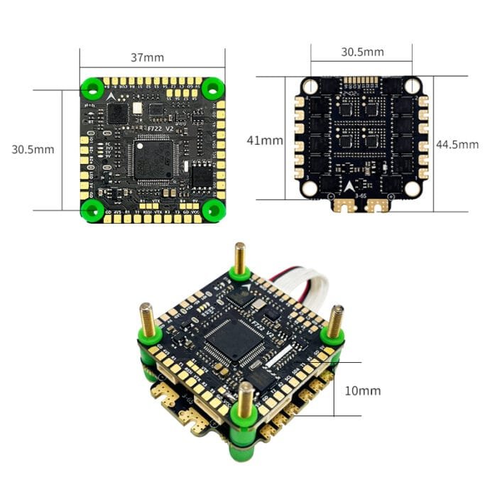 D-F760S V2 Stacd F722 V2 3060AM32 60A 4in1ESC 30x30mm 3-6S for FPV Freestyle Drone