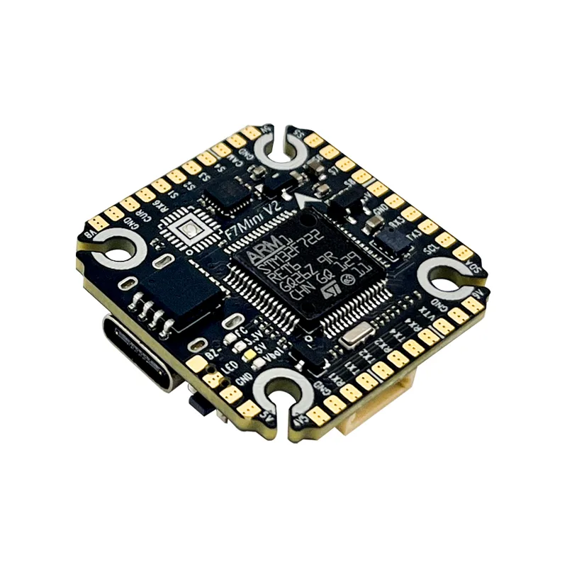 D-RC F722MINI V2 Flight Controller MPU6500/MPU6000 OSD Barometer 16M BlackBox for Racing Drone - fpvauto.com D-RC F722MINI V2 Flight Controller MPU6500/MPU6000 OSD Barometer 16M BlackBox for Racing Drone