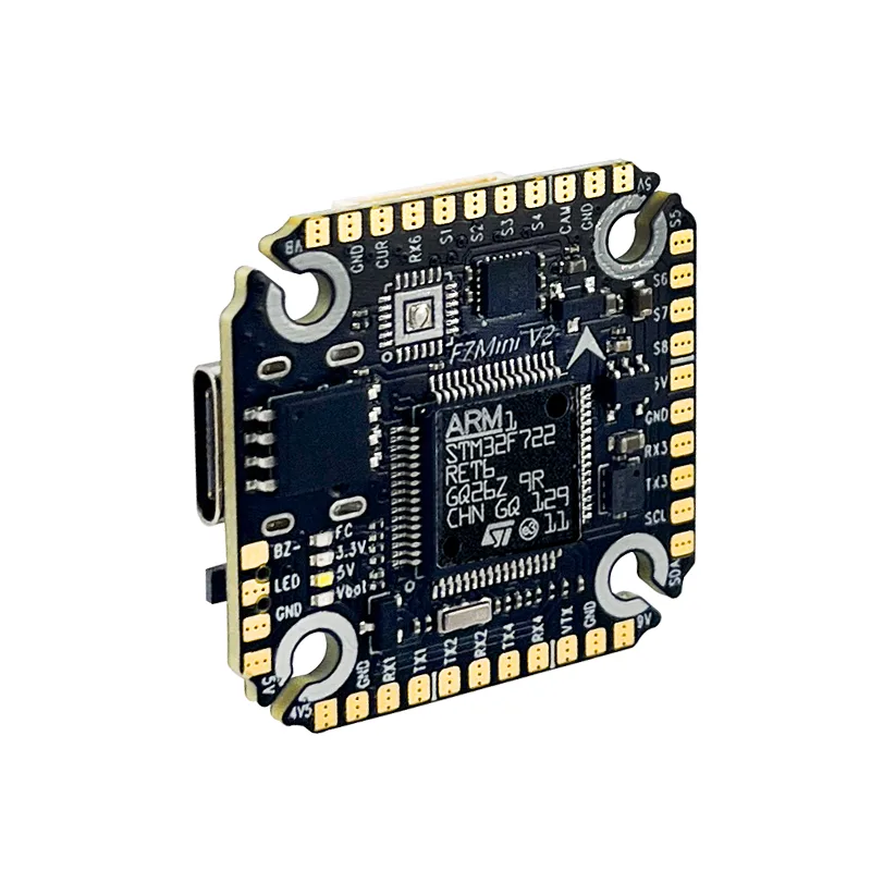 D-RC F722MINI V2 Flight Controller MPU6500/MPU6000 OSD Barometer 16M BlackBox for Racing Drone - fpvauto.com D-RC F722MINI V2 Flight Controller MPU6500/MPU6000 OSD Barometer 16M BlackBox for Racing Drone