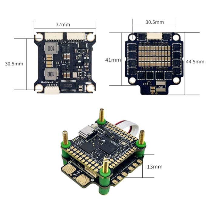 D-H760Stack H7DUAL FC AM32 60A ESC 30X30mm for Racing Drone