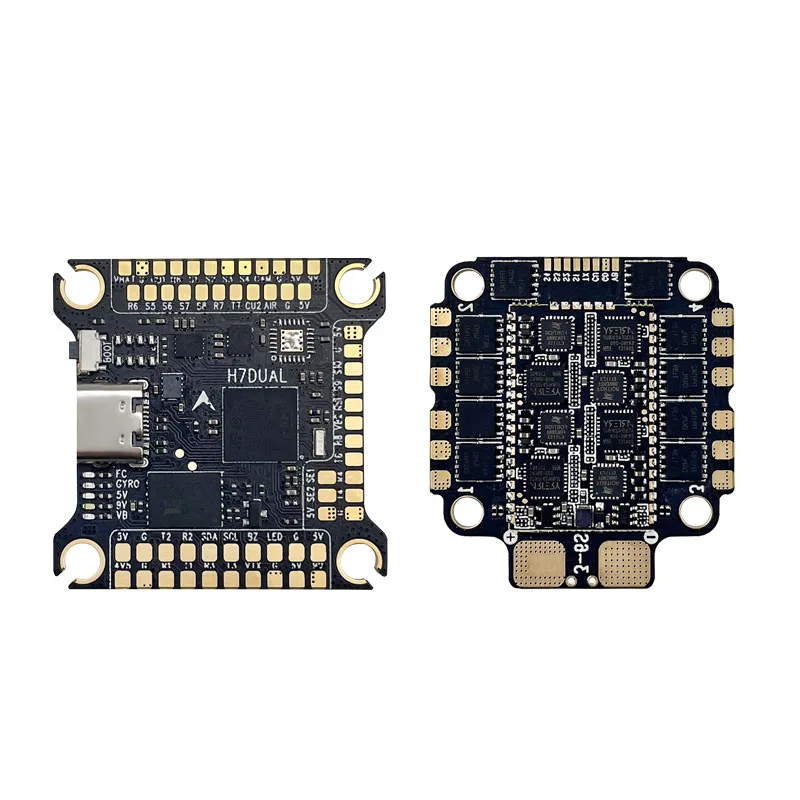 D-H760Stack H7DUAL FC AM32 60A ESC 30X30mm for Racing Drone - fpvauto.com D-H760Stack H7DUAL FC AM32 60A ESC 30X30mm for Racing Drone