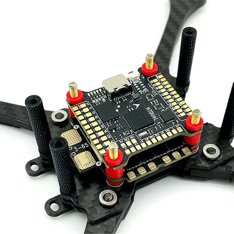 D-H760Stack H7DUAL FC AM32 60A ESC 30X30mm for Racing Drone - fpvauto.com D-H760Stack H7DUAL FC AM32 60A ESC 30X30mm for Racing Drone