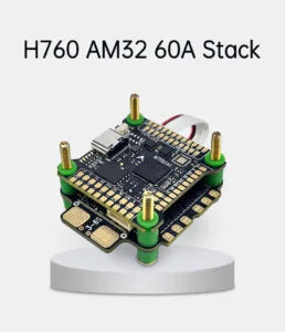 D-H760Stack H7DUAL FC AM32 60A ESC 30X30mm for Racing Drone - fpvauto.com - fpvauto.com D-H760Stack H7DUAL FC AM32 60A ESC 30X30mm for Racing Drone