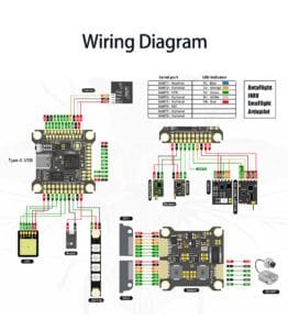 D-H760Stack H7DUAL FC AM32 60A ESC 30X30mm for Racing Drone 