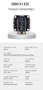 D-H760Stack H7DUAL FC AM32 60A ESC 30X30mm for Racing Drone - fpvauto.com - fpvauto.com D-H760Stack H7DUAL FC AM32 60A ESC 30X30mm for Racing Drone