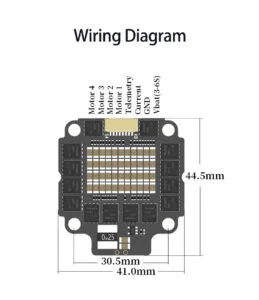 D-H760Stack H7DUAL FC AM32 60A ESC 30X30mm for Racing Drone - fpvauto.com - fpvauto.com D-H760Stack H7DUAL FC AM32 60A ESC 30X30mm for Racing Drone