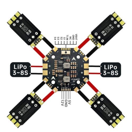 D-Rc PDB400 8S 400A PDB distribution board