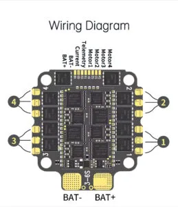 D-F460 V4 Stacd F405 V3 3060AM32 60A 4in1ESC 30x30mm 3-6S for FPV Freestyle Drone - fpvauto.com - fpvauto.com D-F460 V4 Stacd F405 V3 3060AM32 60A 4in1ESC 30x30mm 3-6S for FPV Freestyle Drone