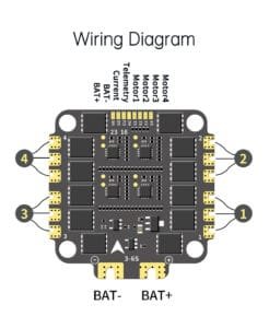 D-F760S V2 Stacd F722 V2 3060AM32 60A 4in1ESC 30x30mm 3-6S for FPV Freestyle Drone