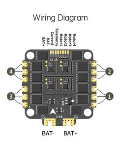 D-F760S V2 Stacd F722 V2 3060AM32 60A 4in1ESC 30x30mm 3-6S for FPV Freestyle Drone