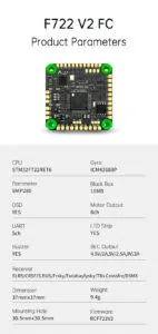 D-F760 Stack F722 V2 FC AM32 60A ESC 30X30mm for Racing Drone - fpvauto.com - fpvauto.com D-F760 Stack F722 V2 FC AM32 60A ESC 30X30mm for Racing Drone