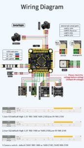 D-Rc F405 V4 Flight Controller OSD Baro BalckBox for Racing Drone