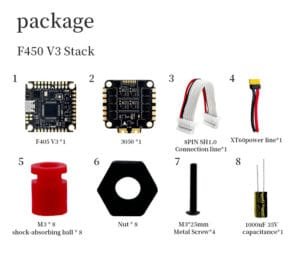 D-F450SV3Stacd F405 V3 ICM42688 FC BLS 50A 4 in 1ESC 30x30mm 3-6S for FPV Freestyle Drone