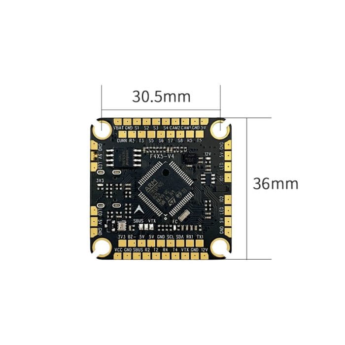 D-Rc F405 V4 Flight Controller OSD Baro BalckBox for Racing Drone