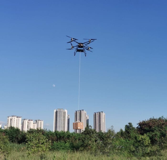 DA100 Large-load logistics lifting and transporting drones